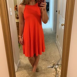 Orange tank dress